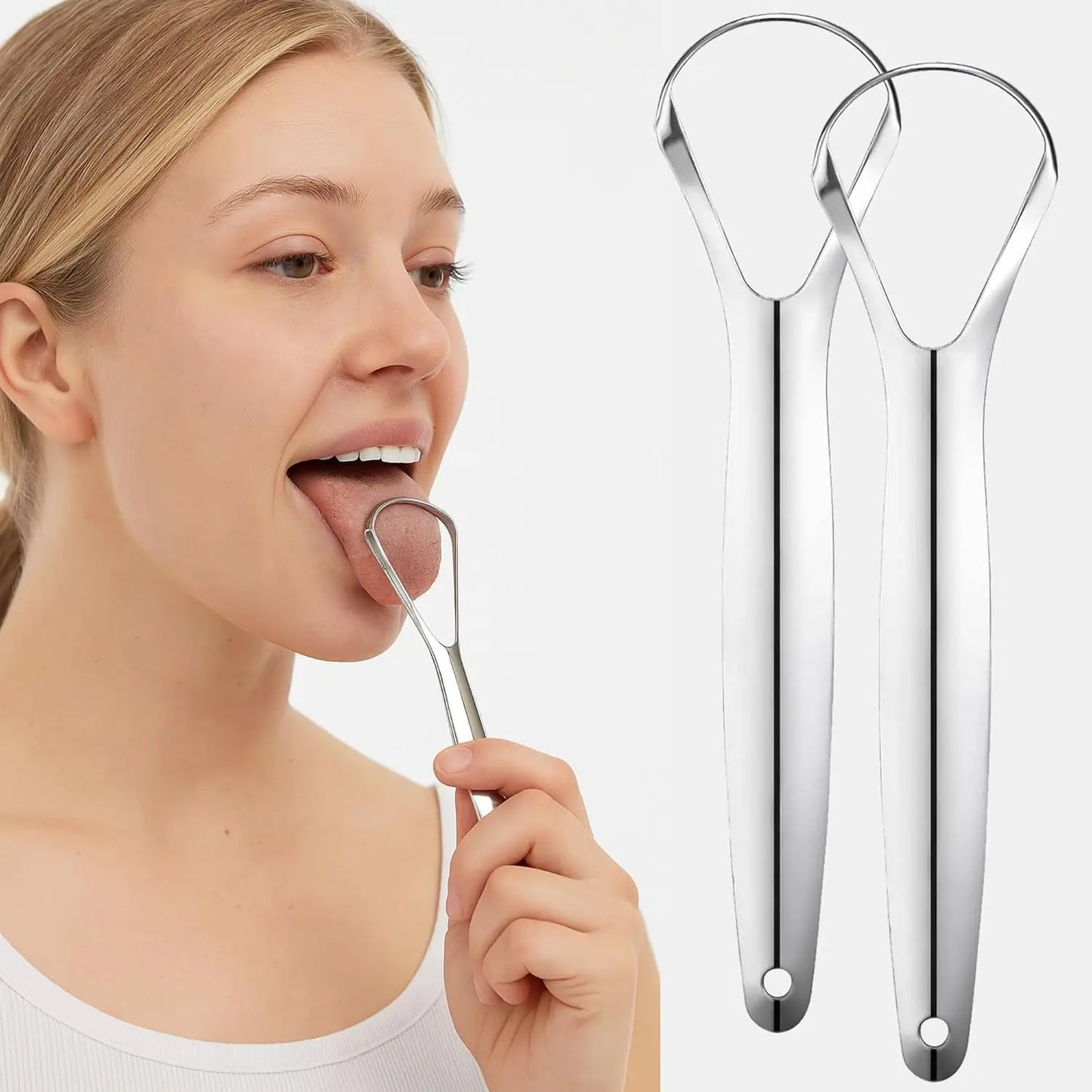 Portable Tongue Scraper with Case | Travel Oral Hygiene Kit for Fresh Breath — Wahooly Portable Tongue Scraper with Hygienic Case | Travel Oral Hygiene Kit | Fresh Breath Every Day