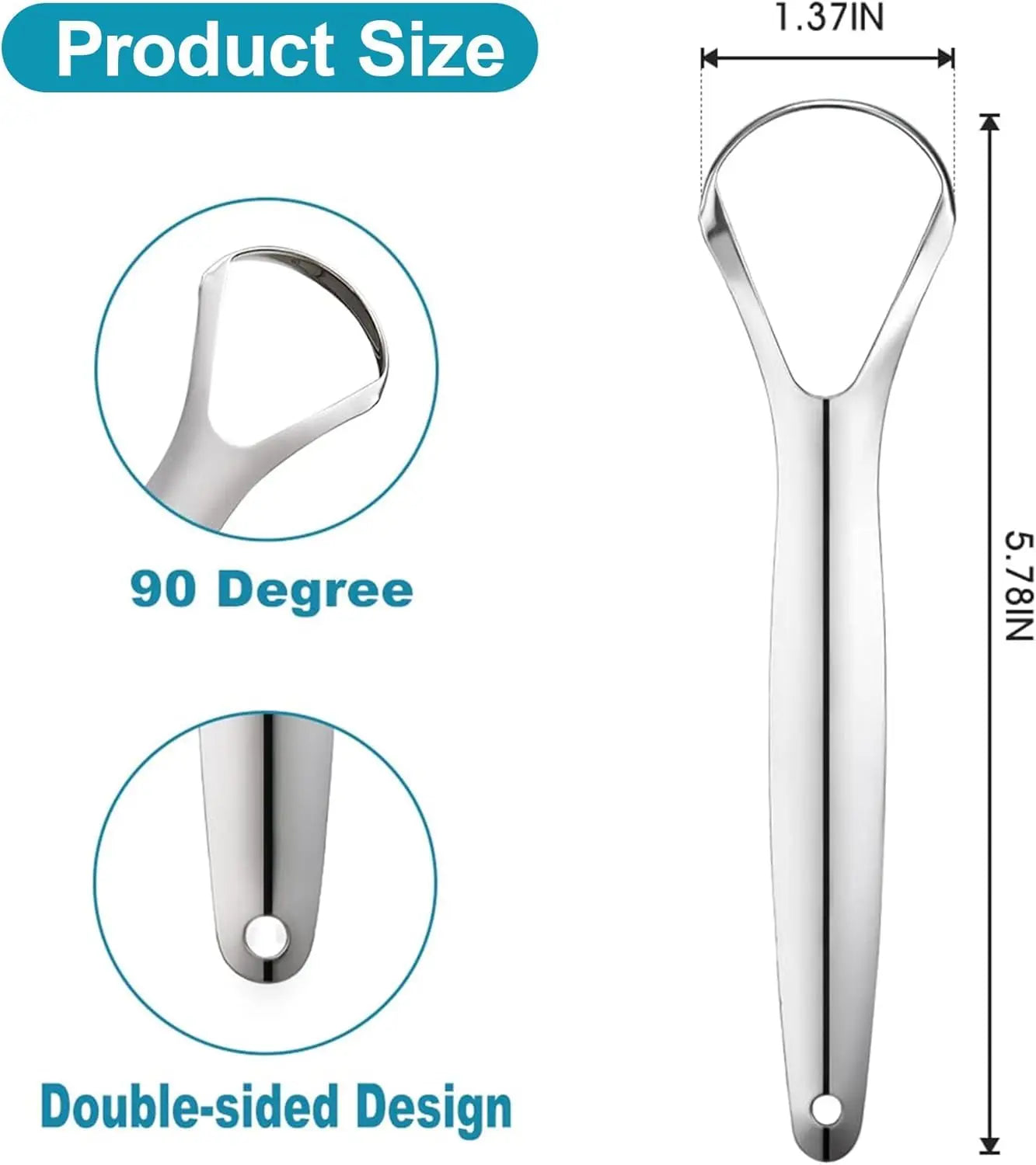 Portable Tongue Scraper with Case | Travel Oral Hygiene Kit for Fresh Breath — Wahooly Portable Tongue Scraper with Hygienic Case | Travel Oral Hygiene Kit | Fresh Breath Every Day