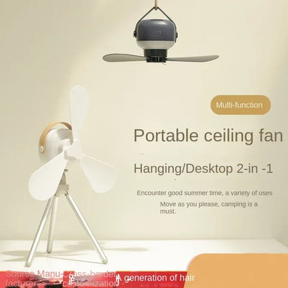 Portable wireless mini ceiling fan light USB fan with remote control, stand, night light, home, outdoor, camping, New Year gifts Portable wireless mini ceiling fan light USB fan with remote control, stand, night light, home, outdoor, camping, New Year gifts
