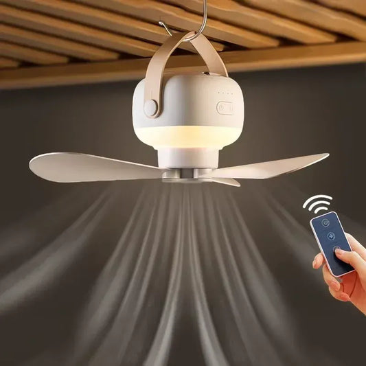 Portable wireless mini ceiling fan light USB fan with remote control, stand, night light, home, outdoor, camping, New Year gifts Portable wireless mini ceiling fan light USB fan with remote control, stand, night light, home, outdoor, camping, New Year gifts