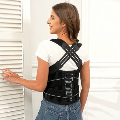 Professional Posture Corrector - Spine Alignment Back Brace | Wahooly Posture Corrector for Men and Women, Adjustable Shoulder Posture Brace, Back Straightener Posture, Used for Middle Upper Spine