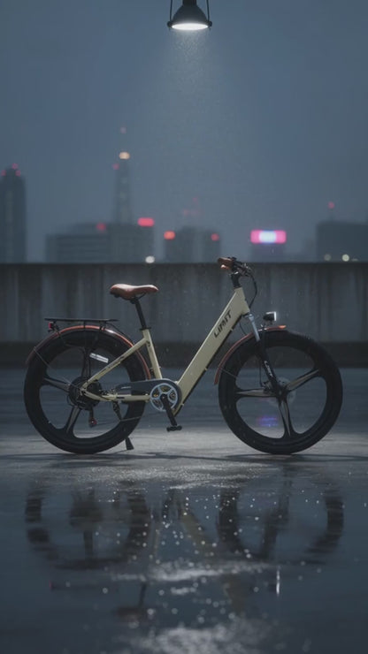 New fashionable E-bike, 26-inch urban commuter electric bicycle for adults, 400W brushless motor, 48V20AH battery electric moped