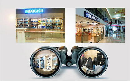 Baigish Professional Binoculars - BAK4 Military Telescope 8x30 to 20x50 Professional Binoculars Baigish 8x30 10x40 10x50 12x4515x60 20x50 8-24x40 Powerful Military Telescope Long Range Monocular BAK4