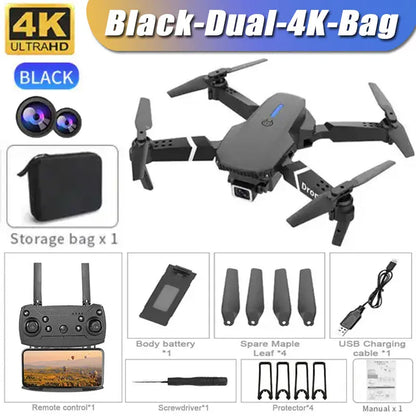 Professional Drone E88 4K Wide-Angle HD 1080P Camera WiFi FPV Height Hold Foldable RC Drone Quadrotor Helicopter Children's Toys Professional Drone E88 4K Wide-Angle HD 1080P Camera WiFi FPV Height Hold Foldable RC Drone Quadrotor Helicopter Children's Toys