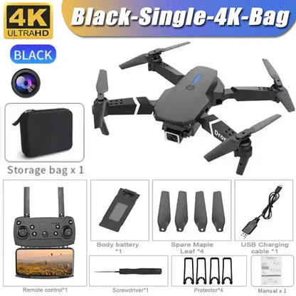 Professional Drone E88 4K Wide-Angle HD 1080P Camera WiFi FPV Height Hold Foldable RC Drone Quadrotor Helicopter Children's Toys Professional Drone E88 4K Wide-Angle HD 1080P Camera WiFi FPV Height Hold Foldable RC Drone Quadrotor Helicopter Children's Toys