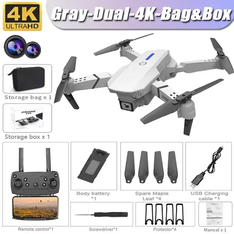 Professional Drone E88 4K Wide-Angle HD 1080P Camera WiFi FPV Height Hold Foldable RC Drone Quadrotor Helicopter Children's Toys Professional Drone E88 4K Wide-Angle HD 1080P Camera WiFi FPV Height Hold Foldable RC Drone Quadrotor Helicopter Children's Toys