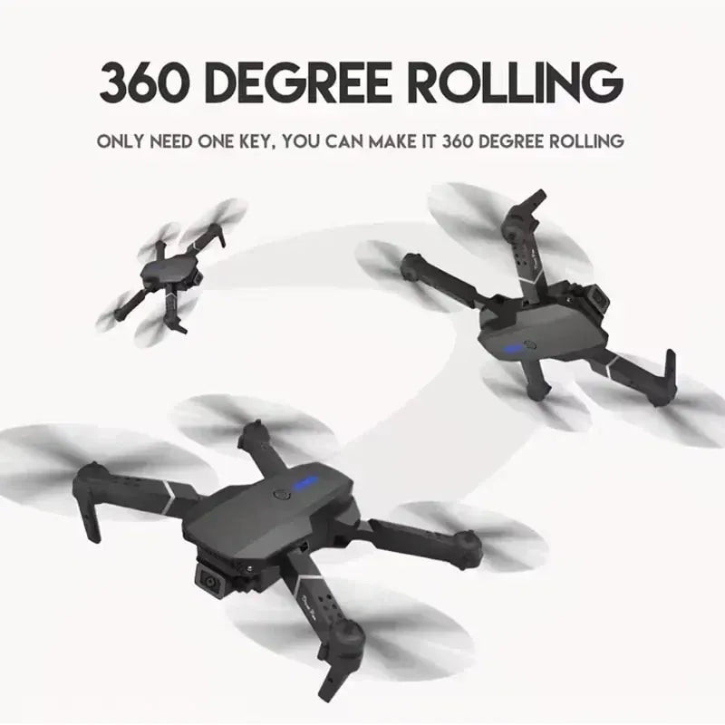 Professional Drone E88 4K Wide-Angle HD 1080P Camera WiFi FPV Height Hold Foldable RC Drone Quadrotor Helicopter Children's Toys Professional Drone E88 4K Wide-Angle HD 1080P Camera WiFi FPV Height Hold Foldable RC Drone Quadrotor Helicopter Children's Toys