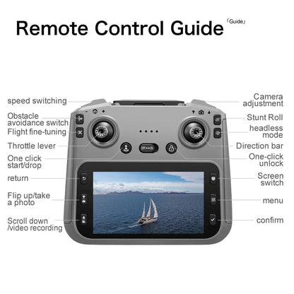 Professional Drone with 4K Dual Camera, Video Drone, Quadcopter, 360, Intelligent Obstacle Avoidance, Gift, New, 2022 Professional Drone with 4K Dual Camera, Video Drone, Quadcopter, 360, Intelligent Obstacle Avoidance, Gift, New, 2022