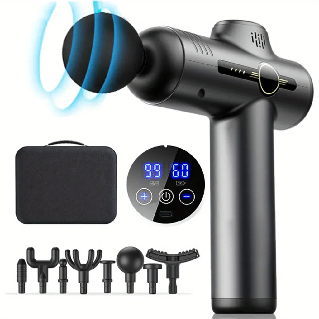 Professional Muscle Massage Gun – 99-Speed Deep Tissue Percussion Massager Professional Muscle Massage Gun – 99-Speed Deep Tissue Percussion Massager
