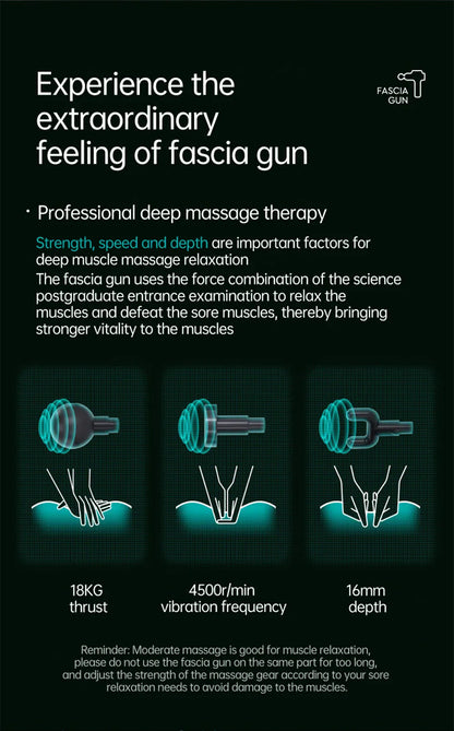 Professional Muscle Massage Gun – 99-Speed Deep Tissue Percussion Massager Professional Muscle Massage Gun – 99-Speed Deep Tissue Percussion Massager