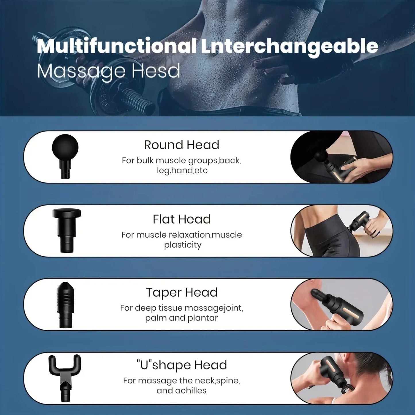 Professional Muscle Massage Gun – 99-Speed Deep Tissue Percussion Massager Professional Muscle Massage Gun – 99-Speed Deep Tissue Percussion Massager