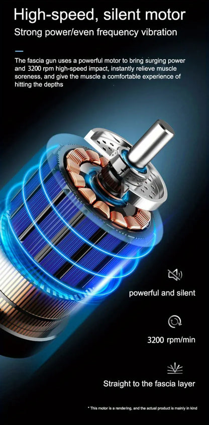 Professional Muscle Massage Gun – 99-Speed Deep Tissue Percussion Massager Professional Muscle Massage Gun – 99-Speed Deep Tissue Percussion Massager