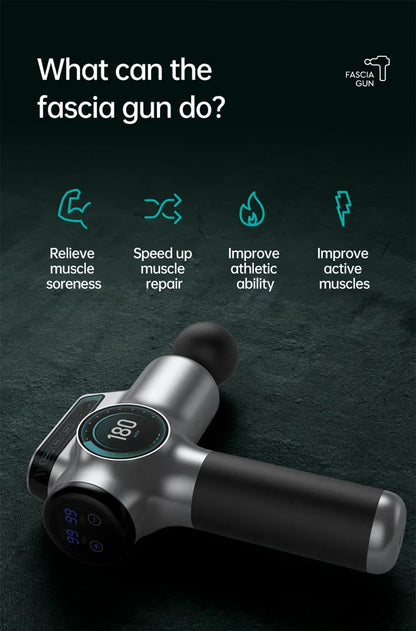 Professional Muscle Massage Gun – 99-Speed Deep Tissue Percussion Massager Professional Muscle Massage Gun – 99-Speed Deep Tissue Percussion Massager