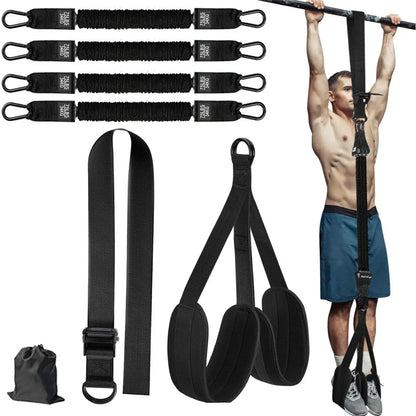 Pull Up Assistance Bands Set Resistance Strap for Pull-ups Assist for Men Women Hanging Training Chin-up Workout Body Stretching Pull Up Assistance Bands Set Resistance Strap for Pull-ups Assist for Men Women Hanging Training Chin-up Workout Body Stretching