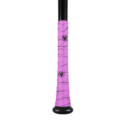 Pulse Pink Bat Grip Tape with Black Bat Grip Pulse Pink Bat Grip Tape with Black