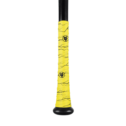 Pulse Yellow Bat Grip Tape with Black Bat Grip Pulse Yellow Bat Grip Tape with Black