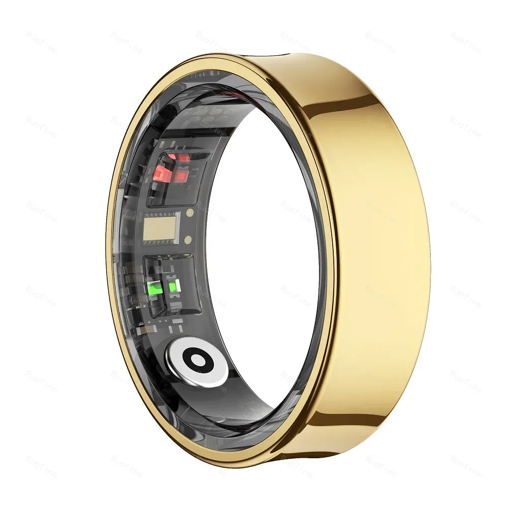 R09 Smart Ring - Couple Health Monitor with 5ATM Waterproof | Wahooly R09 Rings Women's Men Couple Health Monitor Steps Qring APP Smartring Electronics Devices Waterproof Remote Control Android Ios