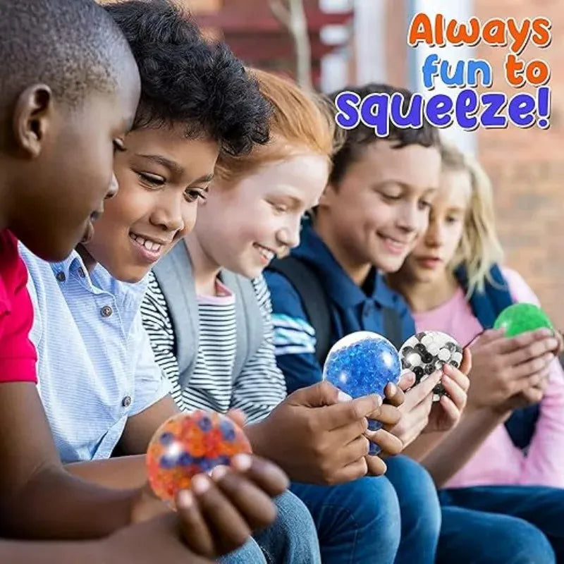 Rainbow Squeeze Stress Balls Set of 6 | Sensory Fidget Balls for Anxiety Relief Rainbow Squeeze Stress Balls Set of 6 | Sensory Fidget Balls for Anxiety Relief
