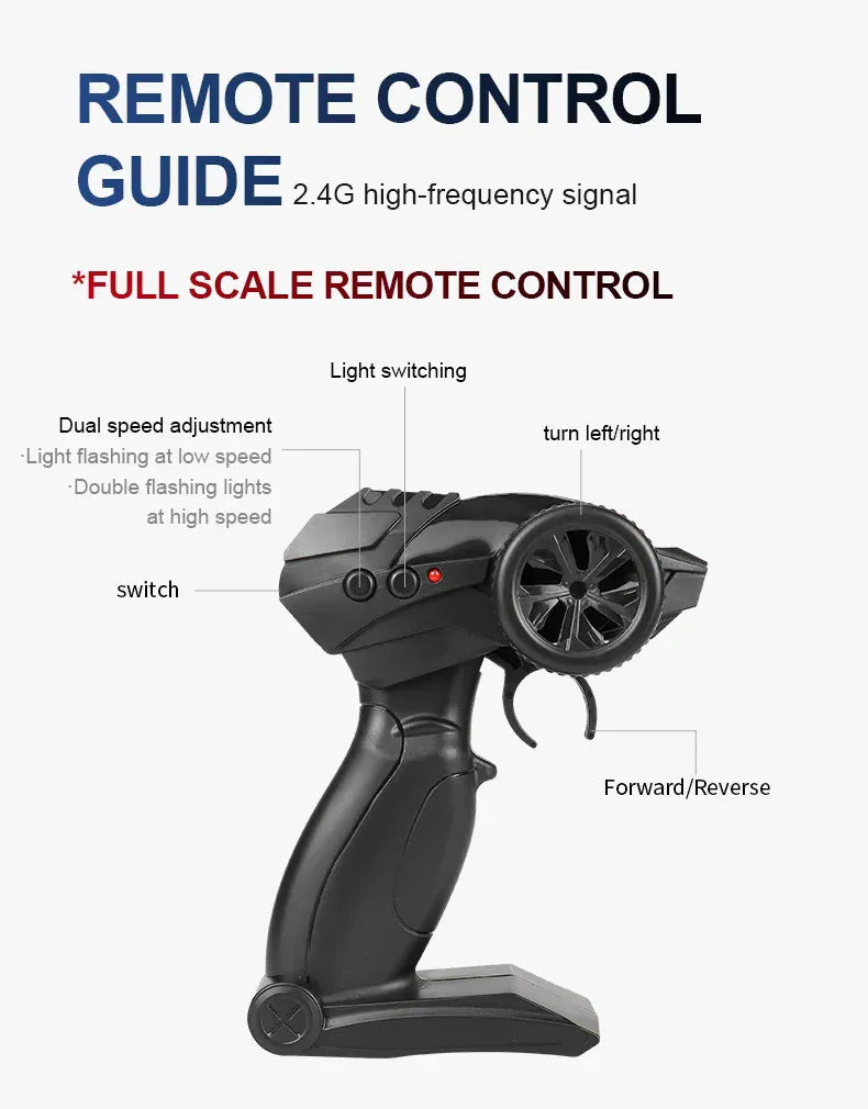 RC Alloy Car 1:16 Scale 2WD Off-Road Remote Control Car with LED Lights And 20KM/H High Speed For Kids Boys Girls Gifts Toys RC Alloy Car 1:16 Scale 2WD Off-Road Remote Control Car with LED Lights And 20KM/H High Speed For Kids Boys Girls Gifts Toys