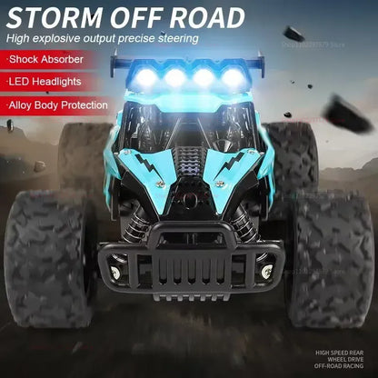 RC Alloy Car 1:16 Scale 2WD Off-Road Remote Control Car with LED Lights And 20KM/H High Speed For Kids Boys Girls Gifts Toys RC Alloy Car 1:16 Scale 2WD Off-Road Remote Control Car with LED Lights And 20KM/H High Speed For Kids Boys Girls Gifts Toys
