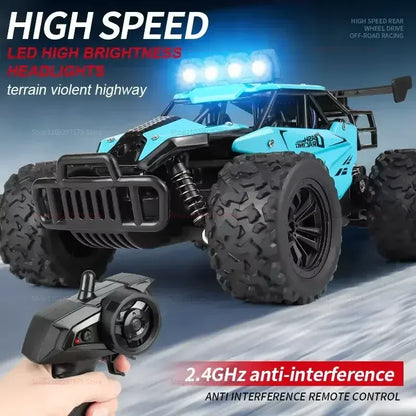 RC Alloy Car 1:16 Scale 2WD Off-Road Remote Control Car with LED Lights And 20KM/H High Speed For Kids Boys Girls Gifts Toys RC Alloy Car 1:16 Scale 2WD Off-Road Remote Control Car with LED Lights And 20KM/H High Speed For Kids Boys Girls Gifts Toys