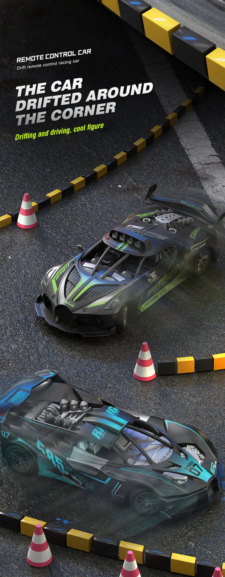 Rc Car 4Ch High-Speed Remote Control Drift Racing Car Electric Sportscar Toy Vehicle Model Toys for Boys Kids Birthday Gift Rc Car 4Ch High-Speed Remote Control Drift Racing Car Electric Sportscar Toy Vehicle Model Toys for Boys Kids Birthday Gift