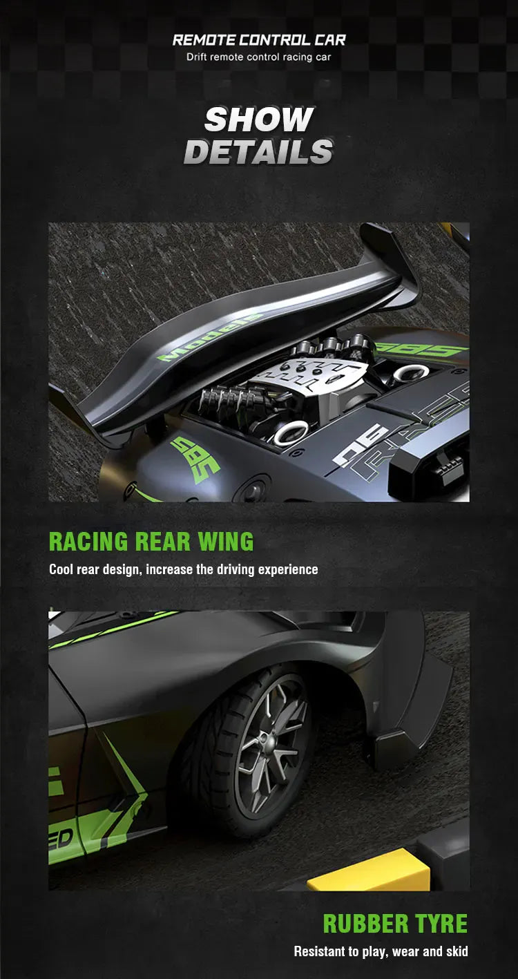 Rc Car 4Ch High-Speed Remote Control Drift Racing Car Electric Sportscar Toy Vehicle Model Toys for Boys Kids Birthday Gift Rc Car 4Ch High-Speed Remote Control Drift Racing Car Electric Sportscar Toy Vehicle Model Toys for Boys Kids Birthday Gift