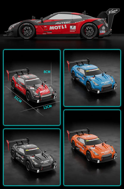 RC Car GTR 2.4G Drift Racing Car 4WD Off-Road Radio Remote Control Vehicle Electronic Hobby Toys For Kids RC Car GTR 2.4G Drift Racing Car 4WD Off-Road Radio Remote Control Vehicle Electronic Hobby Toys For Kids