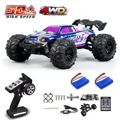 Rc Car Off Road 4x4 High Speed 70KM/H Remote Control Car with LED Headlight Brushless 4WD 1/16 Monster Truck Toys for Boys Gift Rc Car Off Road 4x4 High Speed 70KM/H Remote Control Car with LED Headlight Brushless 4WD 1/16 Monster Truck Toys for Boys Gift