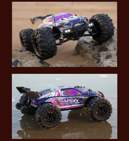 Rc Car Off Road 4x4 High Speed 70KM/H Remote Control Car with LED Headlight Brushless 4WD 1/16 Monster Truck Toys for Boys Gift Rc Car Off Road 4x4 High Speed 70KM/H Remote Control Car with LED Headlight Brushless 4WD 1/16 Monster Truck Toys for Boys Gift