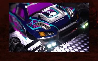 Rc Car Off Road 4x4 High Speed 70KM/H Remote Control Car with LED Headlight Brushless 4WD 1/16 Monster Truck Toys for Boys Gift Rc Car Off Road 4x4 High Speed 70KM/H Remote Control Car with LED Headlight Brushless 4WD 1/16 Monster Truck Toys for Boys Gift