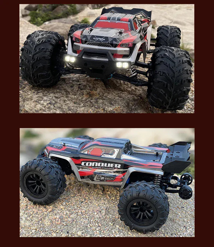 Rc Car Off Road 4x4 High Speed 70KM/H Remote Control Car with LED Headlight Brushless 4WD 1/16 Monster Truck Toys for Boys Gift Rc Car Off Road 4x4 High Speed 70KM/H Remote Control Car with LED Headlight Brushless 4WD 1/16 Monster Truck Toys for Boys Gift