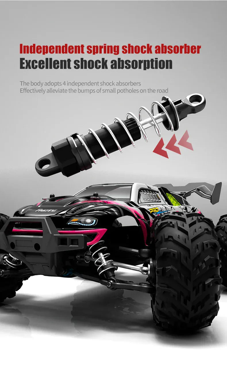 Rc Car Off Road 4x4 High Speed 70KM/H Remote Control Car with LED Headlight Brushless 4WD 1/16 Monster Truck Toys for Boys Gift Rc Car Off Road 4x4 High Speed 70KM/H Remote Control Car with LED Headlight Brushless 4WD 1/16 Monster Truck Toys for Boys Gift