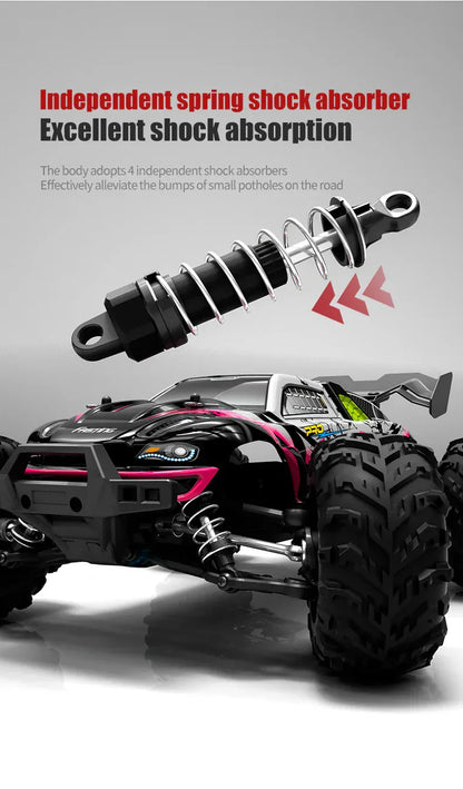 Rc Car Off Road 4x4 High Speed 70KM/H Remote Control Car with LED Headlight Brushless 4WD 1/16 Monster Truck Toys for Boys Gift Rc Car Off Road 4x4 High Speed 70KM/H Remote Control Car with LED Headlight Brushless 4WD 1/16 Monster Truck Toys for Boys Gift