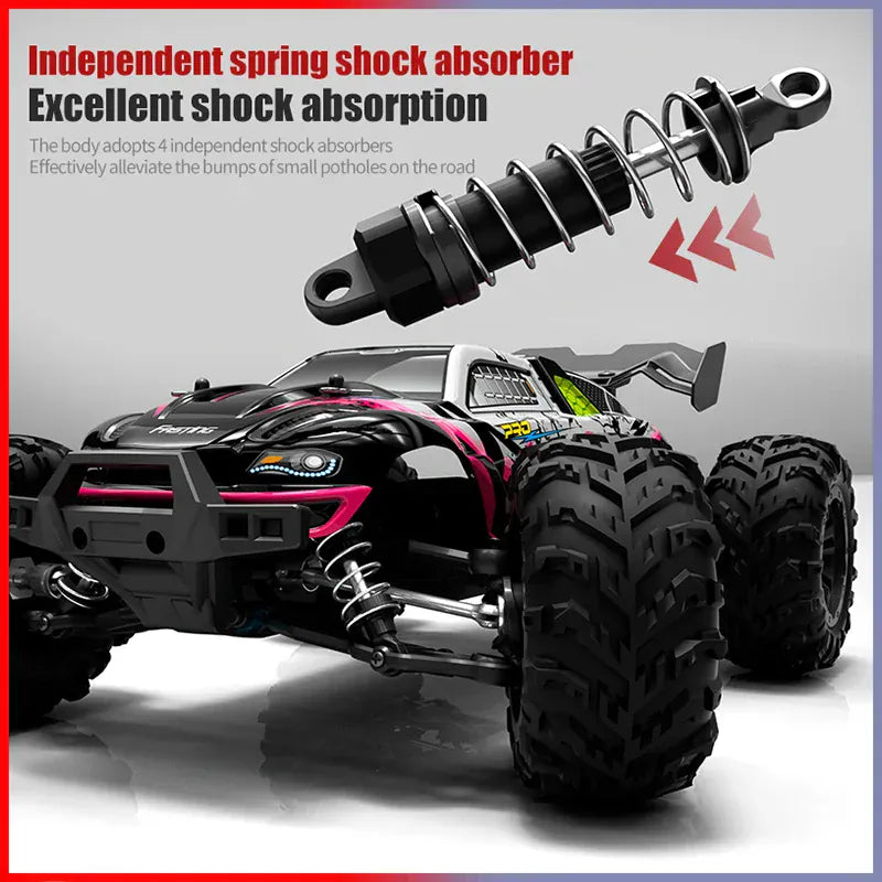 Rc Car Off Road 4x4 High Speed 70KM/H Remote Control Car with LED Headlight Brushless 4WD 1/16 Monster Truck Toys for Boys Gift Rc Car Off Road 4x4 High Speed 70KM/H Remote Control Car with LED Headlight Brushless 4WD 1/16 Monster Truck Toys for Boys Gift