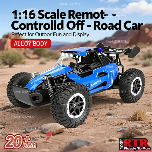 Rc Cars 2WD Off-Road 1:16 RC Truck All Terrain 2.4G Electric RC Car High Speed 20KM/H Remote Control Car with LED Lights Kid Toy Rc Cars 2WD Off-Road 1:16 RC Truck All Terrain 2.4G Electric RC Car High Speed 20KM/H Remote Control Car with LED Lights Kid Toy