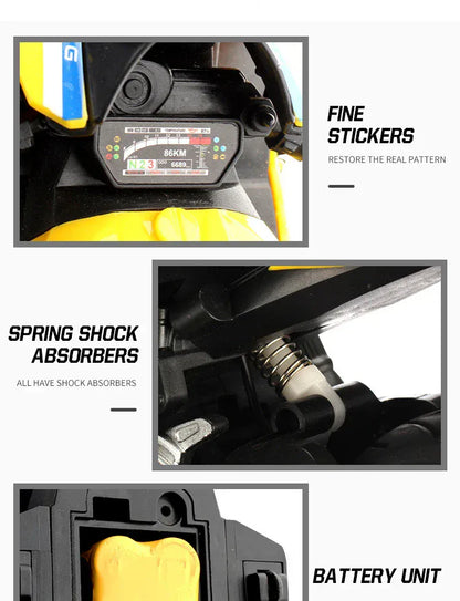 RC Motorcycles 1:6 1:10 Electric Motor RC Cars High Speed 4CH Remote Control Racing Motorcycle Drift Car Kids Xmas Festival Gift RC Motorcycles 1:6 1:10 Electric Motor RC Cars High Speed 4CH Remote Control Racing Motorcycle Drift Car Kids Xmas Festival Gift