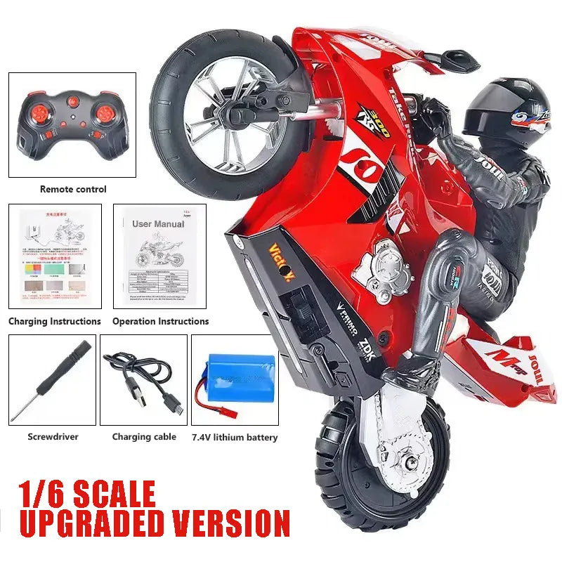 RC Motorcycles 1:6 1:10 Electric Motor RC Cars High Speed 4CH Remote Control Racing Motorcycle Drift Car Kids Xmas Festival Gift RC Motorcycles 1:6 1:10 Electric Motor RC Cars High Speed 4CH Remote Control Racing Motorcycle Drift Car Kids Xmas Festival Gift