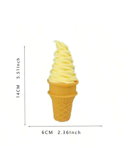 Realistic Ice Cream Cone Decor - Faux Food Display Prop Realistic Ice Cream Cone Decor - Faux Food Display Prop for Home & Business