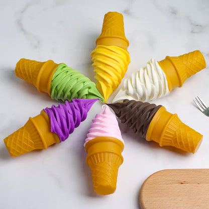 Realistic Ice Cream Cone Decor - Faux Food Display Prop Realistic Ice Cream Cone Decor - Faux Food Display Prop for Home & Business