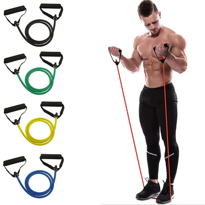 Resistance Bands With Handles for Men & Women – Home Workout | Wahooly Resistance Bands With Handles – Workout Bands for Men & Women (10–30LB)