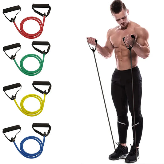 Resistance Bands With Handles for Men & Women – Home Workout | Wahooly Resistance Bands With Handles – Workout Bands for Men & Women (10–30LB)