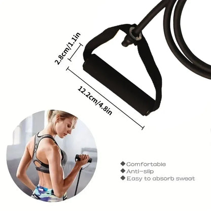 Resistance Bands With Handles for Men & Women – Home Workout | Wahooly Resistance Bands With Handles – Workout Bands for Men & Women (10–30LB)