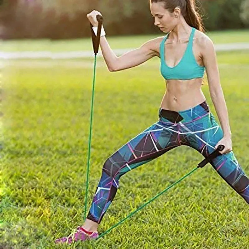 Resistance Bands With Handles for Men & Women – Home Workout | Wahooly Resistance Bands With Handles – Workout Bands for Men & Women (10–30LB)