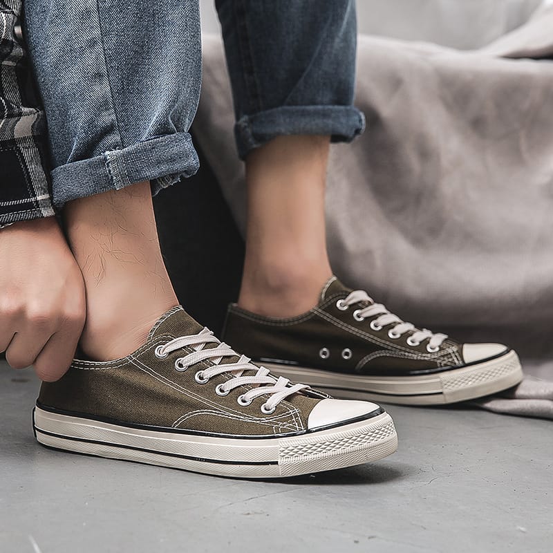 Retro 70s Canvas Sneakers | Low Top & High Top Unisex Casual Shoes – 16 Colors Retro 70s Canvas Sneakers – Low Top & High Top Unisex Casual Shoes | 16 Colors