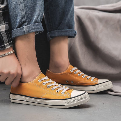 Retro 70s Canvas Sneakers | Low Top & High Top Unisex Casual Shoes – 16 Colors Retro 70s Canvas Sneakers – Low Top & High Top Unisex Casual Shoes | 16 Colors