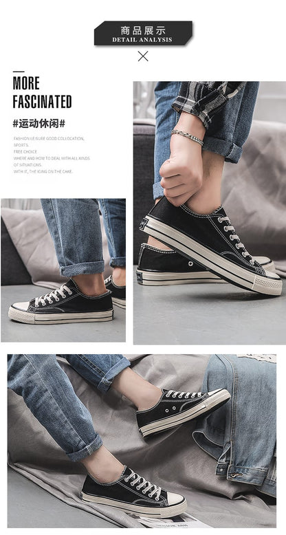 Retro 70s Canvas Sneakers | Low Top & High Top Unisex Casual Shoes – 16 Colors Retro 70s Canvas Sneakers – Low Top & High Top Unisex Casual Shoes | 16 Colors