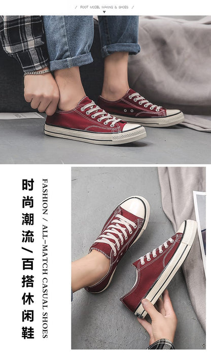 Retro 70s Canvas Sneakers | Low Top & High Top Unisex Casual Shoes – 16 Colors Retro 70s Canvas Sneakers – Low Top & High Top Unisex Casual Shoes | 16 Colors