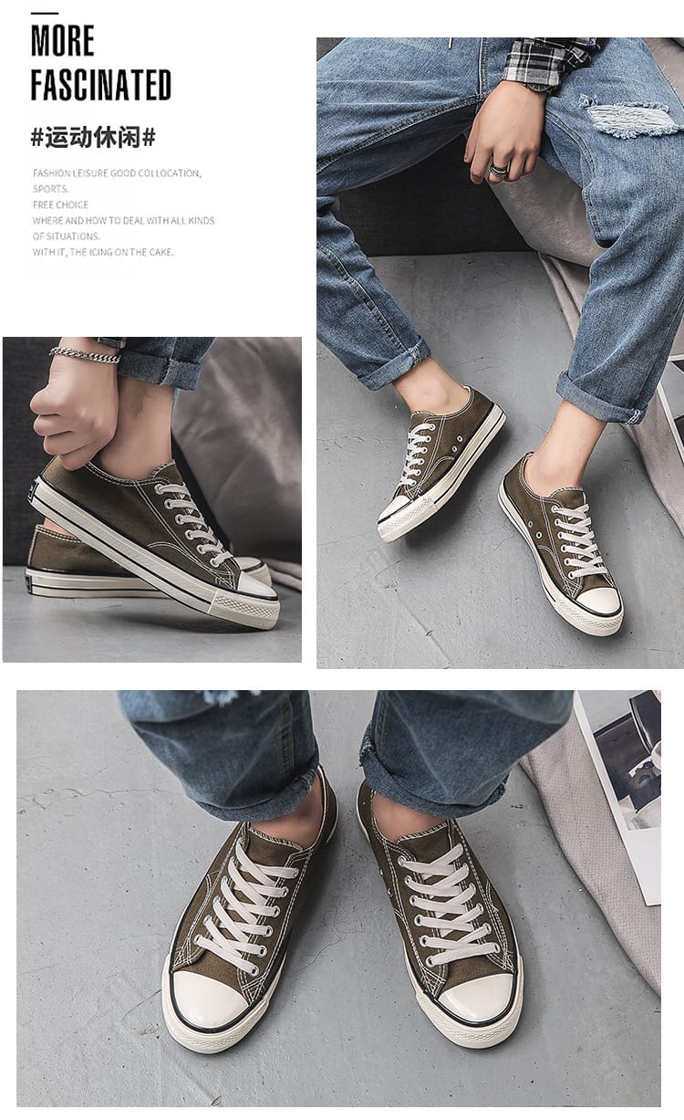 Retro 70s Canvas Sneakers | Low Top & High Top Unisex Casual Shoes – 16 Colors Retro 70s Canvas Sneakers – Low Top & High Top Unisex Casual Shoes | 16 Colors