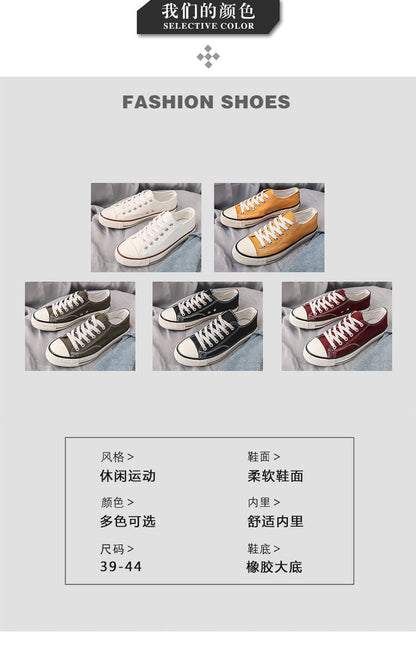 Retro 70s Canvas Sneakers | Low Top & High Top Unisex Casual Shoes – 16 Colors Retro 70s Canvas Sneakers – Low Top & High Top Unisex Casual Shoes | 16 Colors